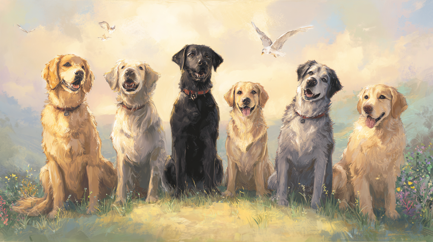 골든 리트리버, 리트리버 종류