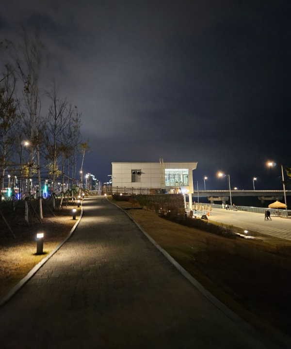 롱비치와 인천대교