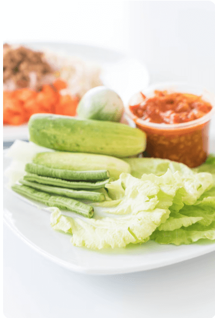 김장을 하기 위한 재료들