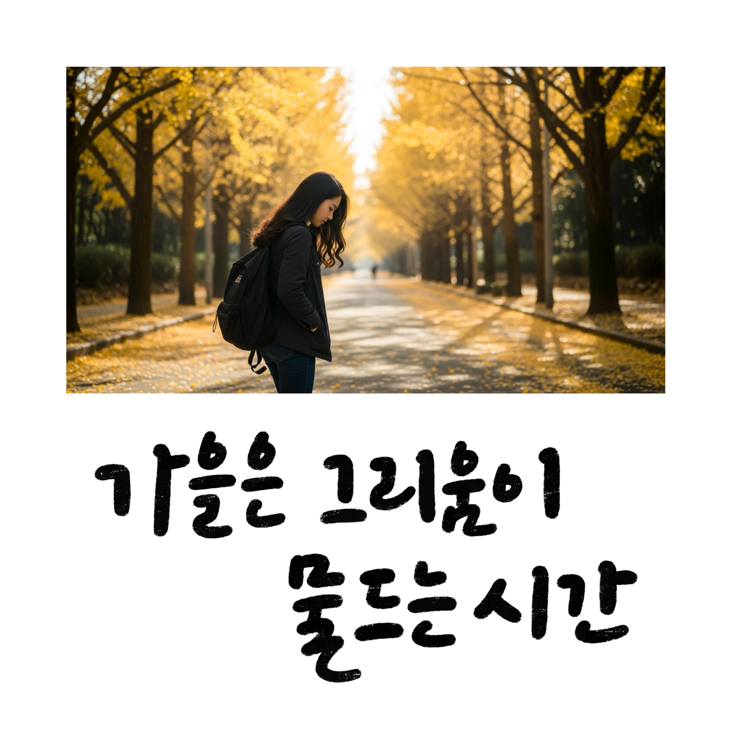 가을 감성 담은 캘리그라피 문구 50