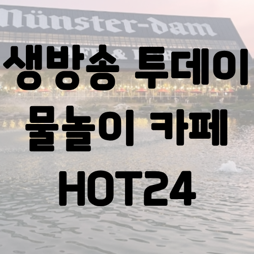 생방송 투데이 물놀이 카페 HOT24