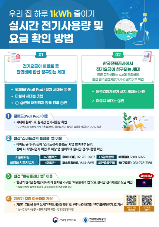 전력 사용량 조회 바로가기