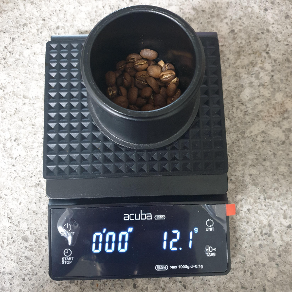 메리타 드리퍼를 사용한 12g 추출 레시피 (vs 타라치네 코니컬 30 드리퍼) _ 루왁 커피