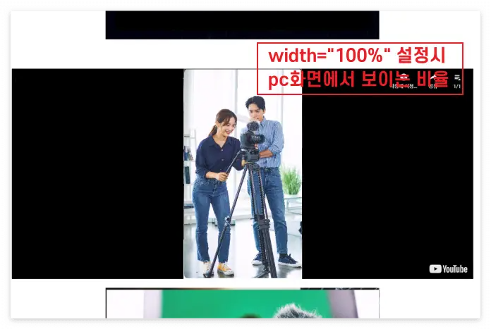 width="100%" 으로 설정할 경우