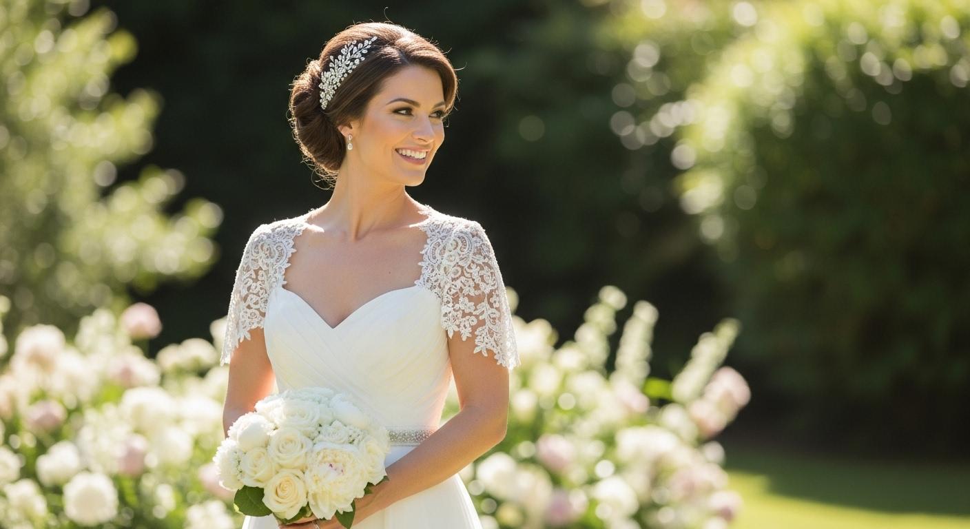 팔뚝살 보정 웨딩드레스