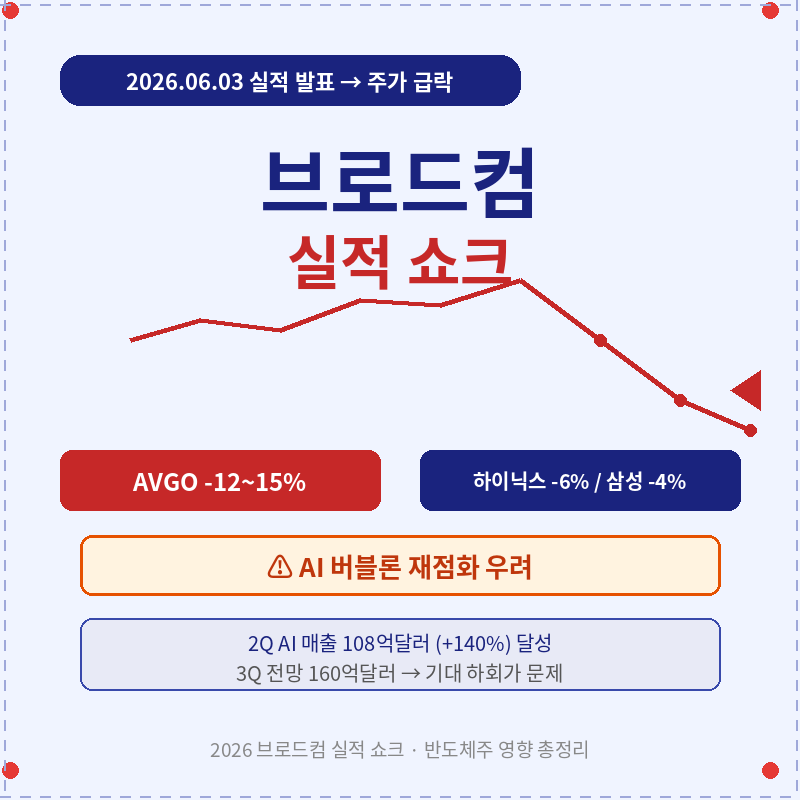 2026 브로드컴 실적 관련 포스터 이미지