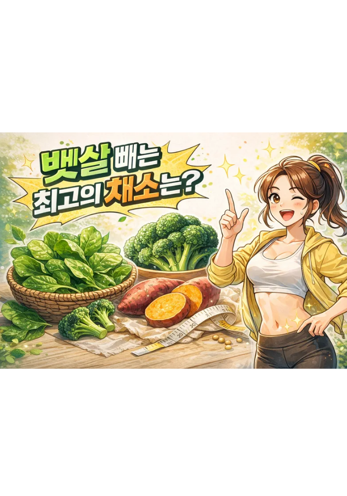 1.뱃살 빼는 최고의 채소는?