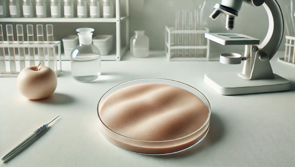 동물 실험의 대체 기술 인공 피부 사진