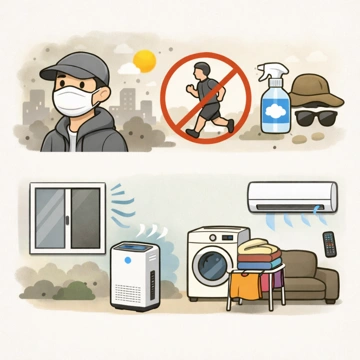 미세먼지 심한 날 실내외 대처 방법14