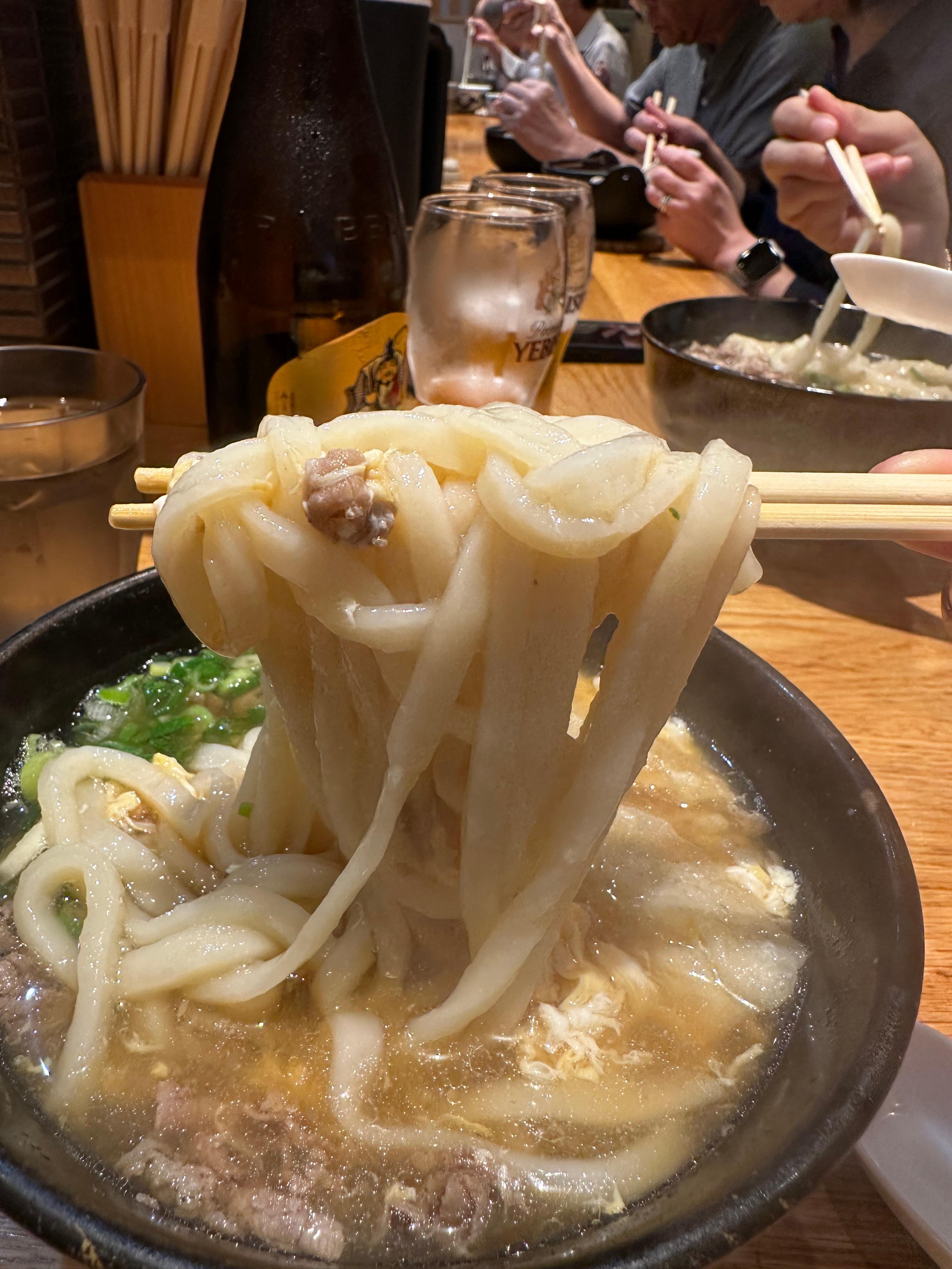 탱글탱글한 우동면