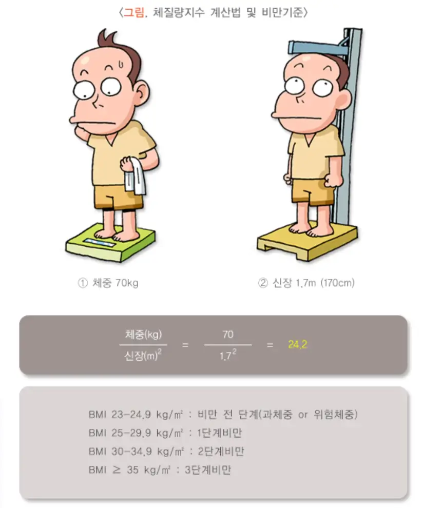 지방간-체질량지수