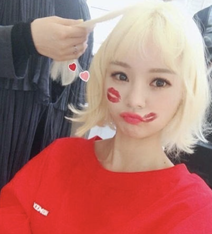 맹승지 셀카