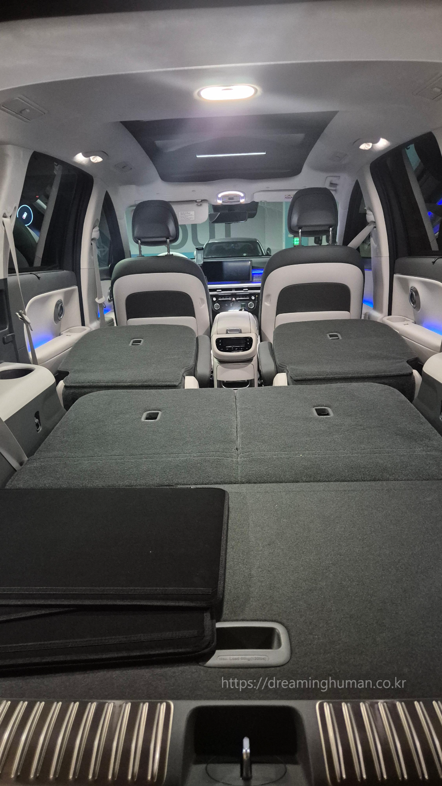 아이오닉9 실내 공간 (Ioniq 9 interior space), 넓고 쾌적한 탑승 환경