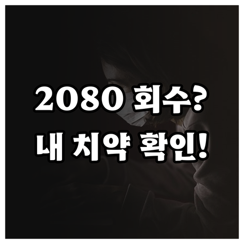 2080 치약 제조번호 대조법 및 식..