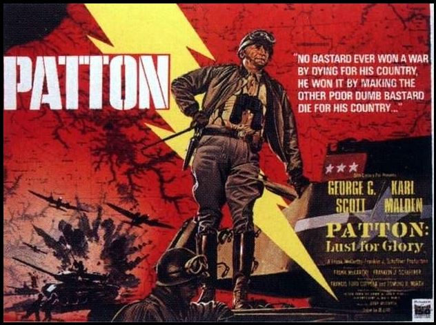 영화 패튼 대전차군단 포스터.