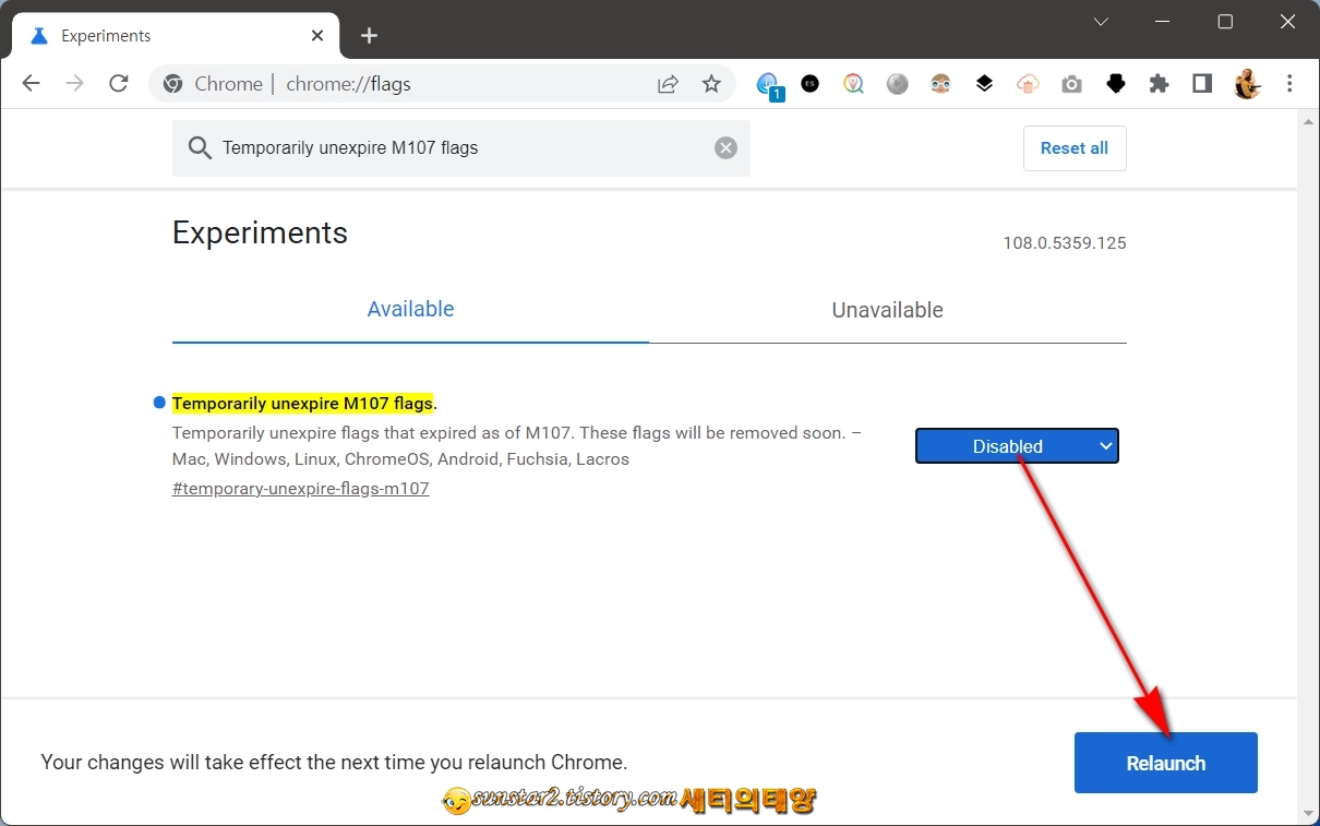 크롬 구글 이미지 검색에서 구글 렌즈 비활성화하기_2