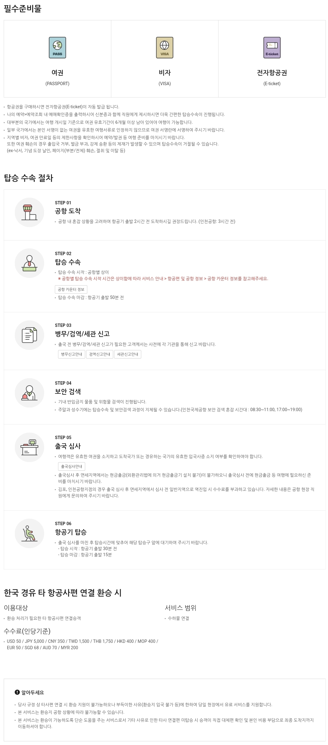 티웨이항공(T'way Air) 국제선 탑승수속 준비물, 절차 등 안내