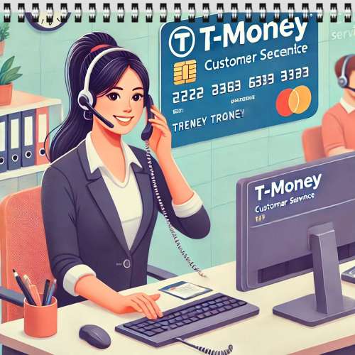 티머니 고객센터를 통한 잔액 확인