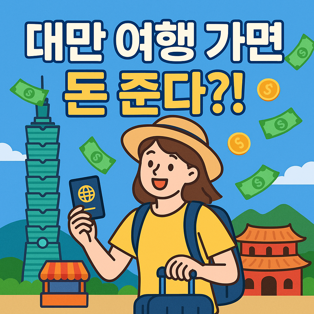 대만 여행 지원금 신청 방법 2025 조건 혜택 총정리
