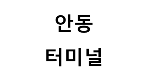 안동터미널의 버스 노선 및 시간표, 근처 역, 편의 시설, 주차장 정보