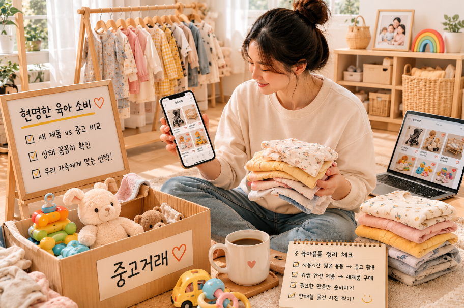 육아 중고거래 (중고거래, 절약, 소비문화)