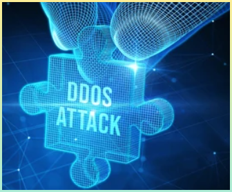 DDOs Attack을 퍼즐로 연상한 이미지