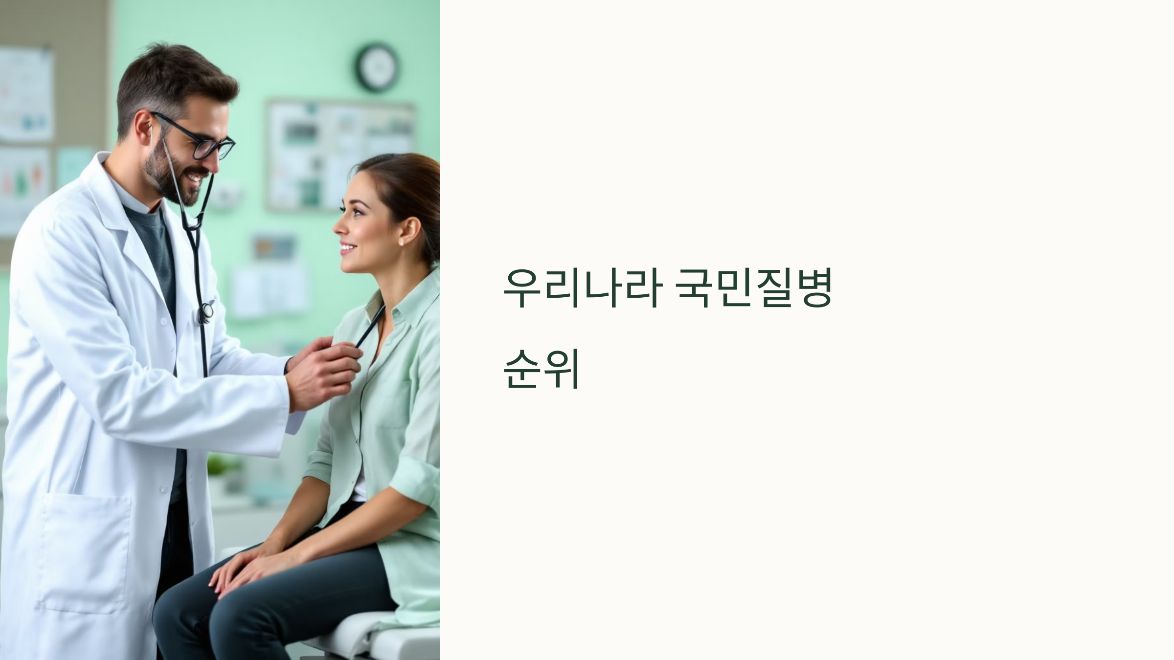 의사에게 진료받는 환자모습이 있는 썸네일이미지