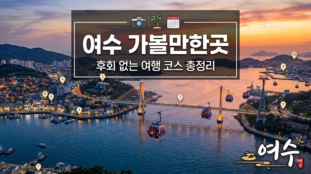 여수 가볼만한곳 베스트10