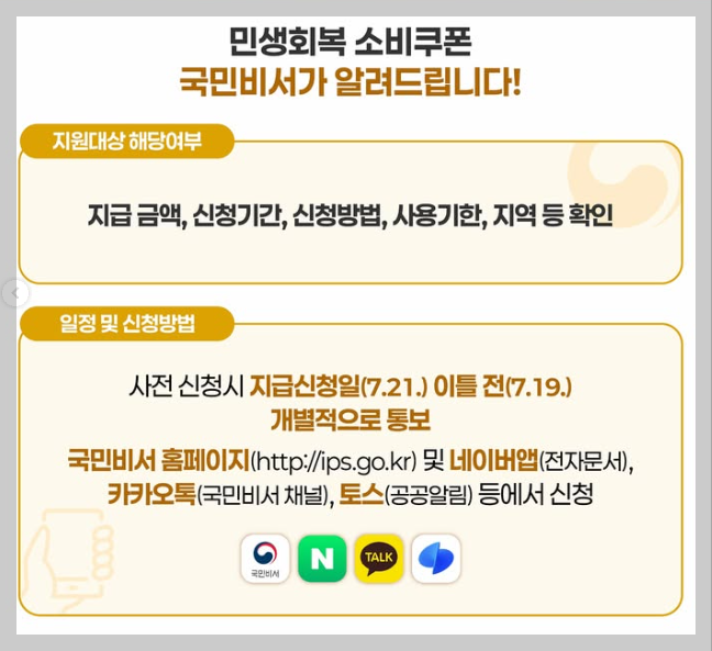 민생회복 소비쿠폰