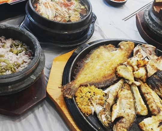 속초 생선구이 맛집, 동명항 생선숯불구이