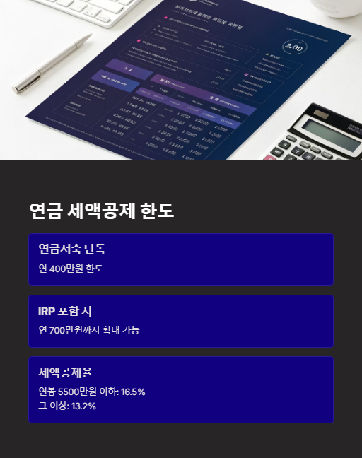 연금 세액공제 한도