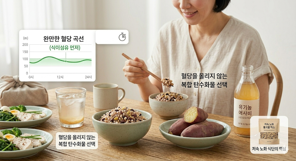 혈당을 올리지 않는 탄수화물 선택법