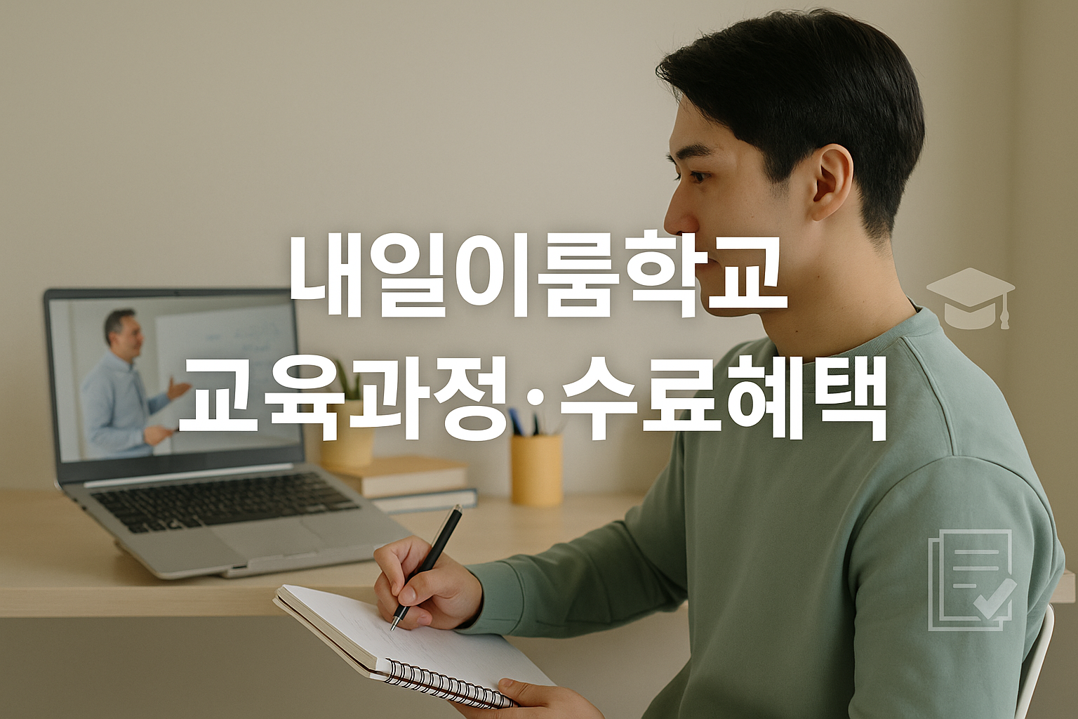 내일이룸학교 교육과정 및 수료혜택