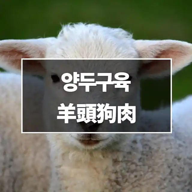 양두구육