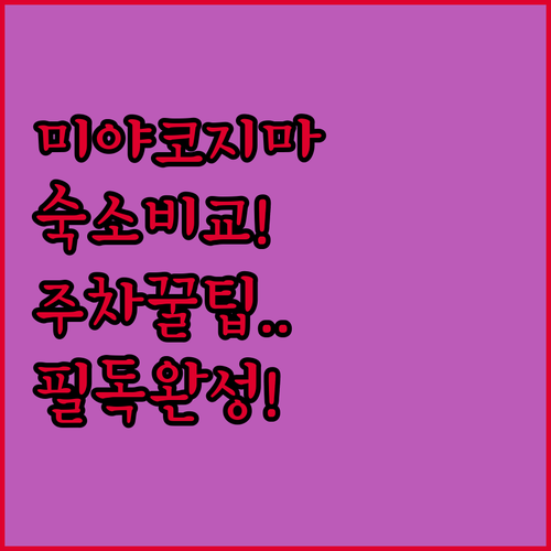 미야코지마 미스터 킨조 시리즈와 스마..