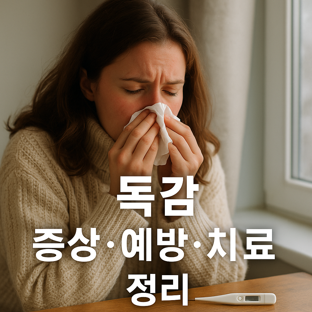 독감 증상 예방 치료 격리