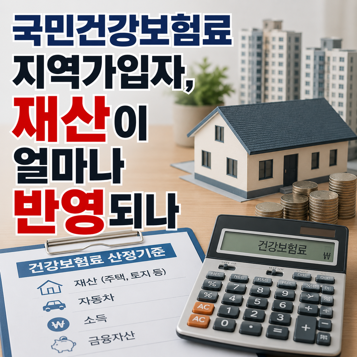 국민건강보험료 지역가입자