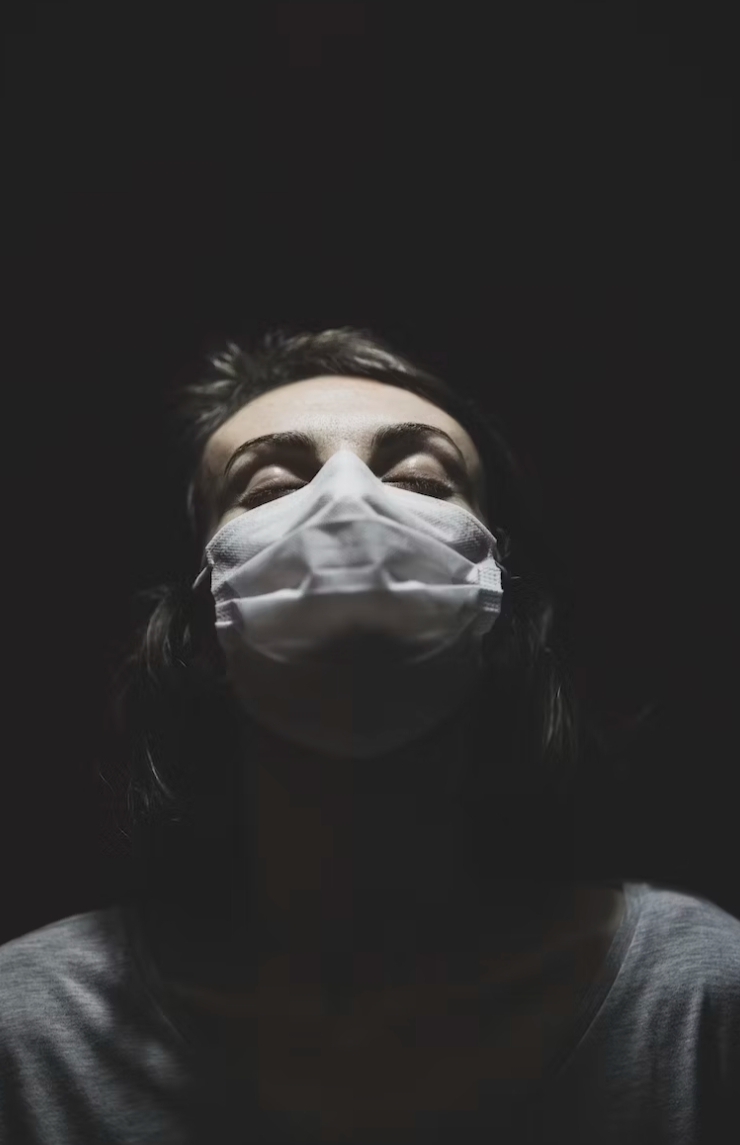 독감 감염 이미지