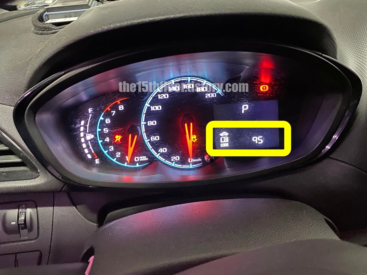 배터리 점프 후 계기판 경고등