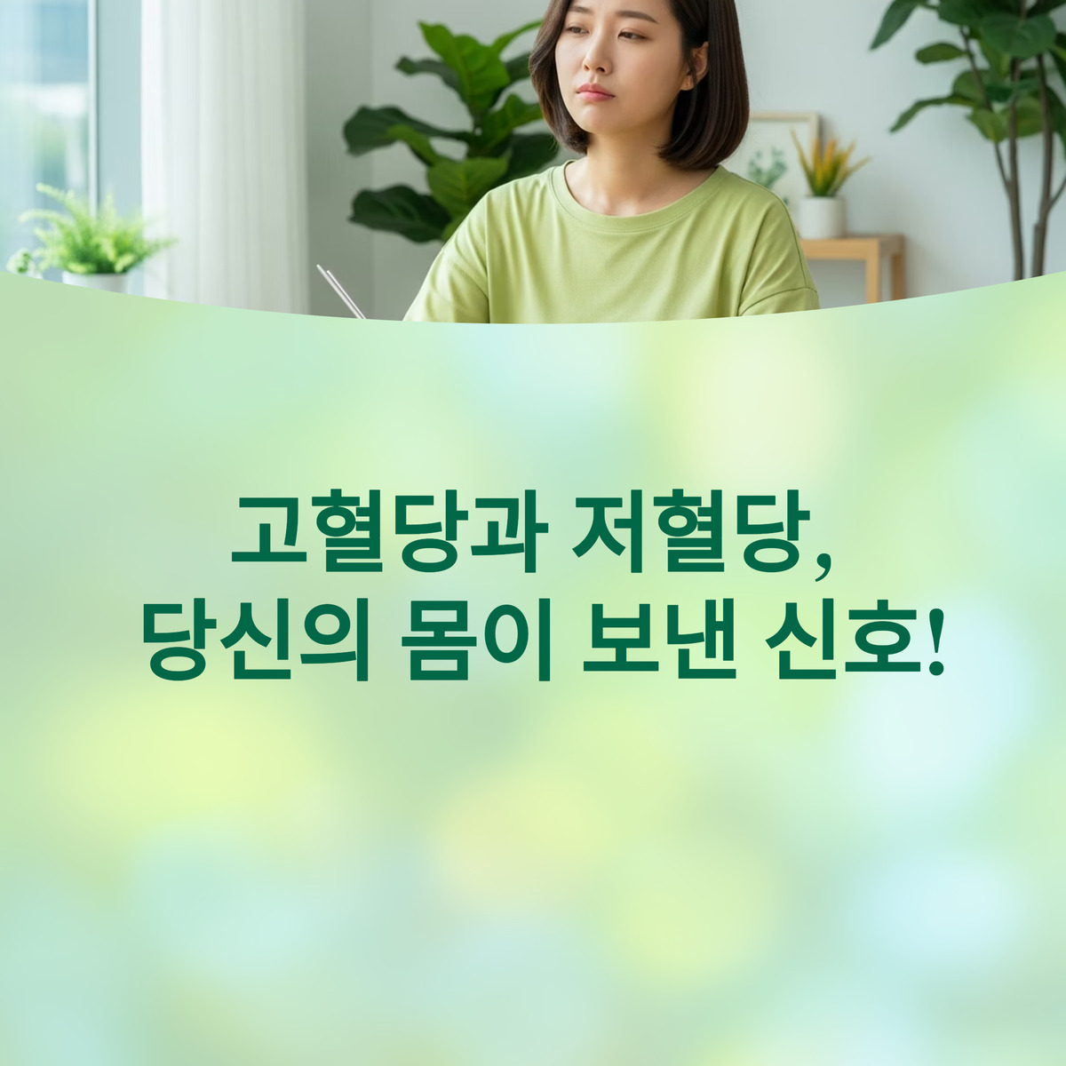 고혈당 vs 저혈당 증상 비교