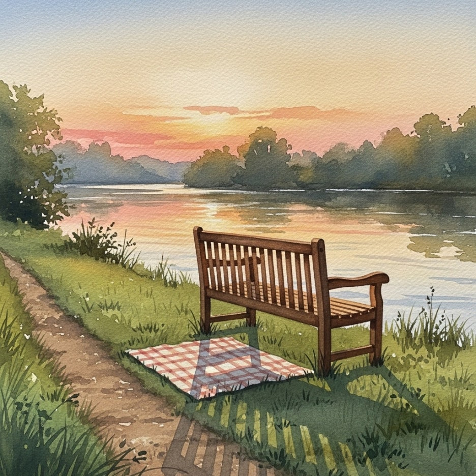 여유로운 축제 관람을 위한 강변 산책로의 풍경