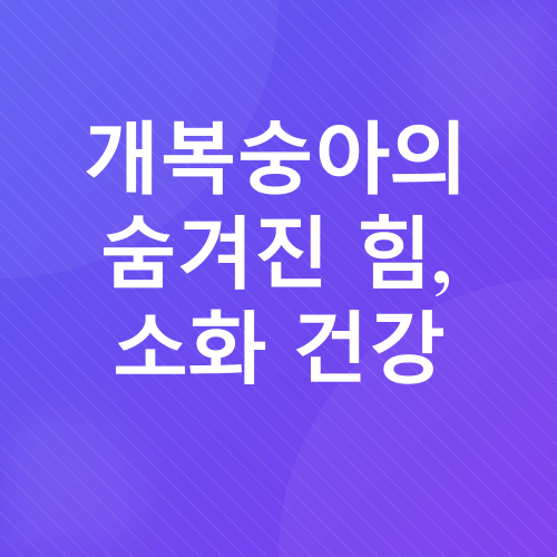 개복숭아 효능_3
