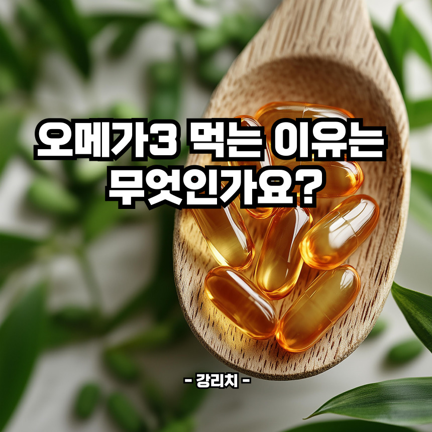 오메가3 먹는 이유는 무엇
