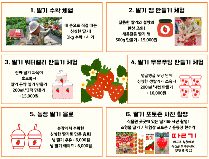 율봄식물원 딸기시즌