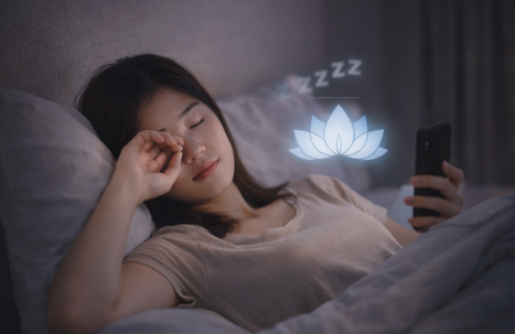 스마트폰 화면과 빛 환경 관련 사진