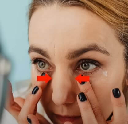 눈 밑 경락마사지 부위