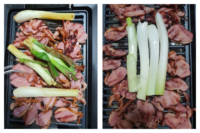 오리훈제와 칼솟