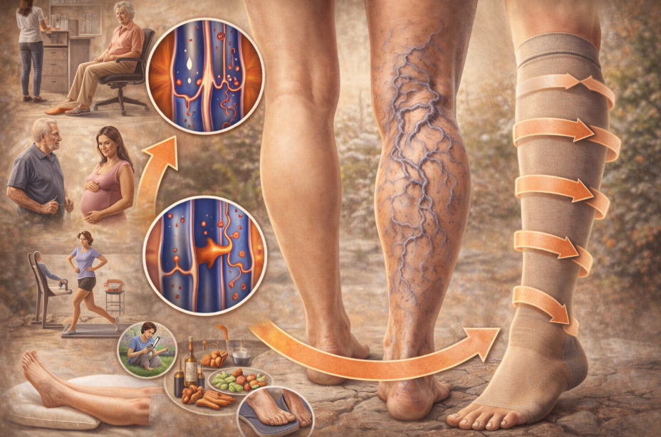 하지 정맥류 원인과 예방 관련 사진