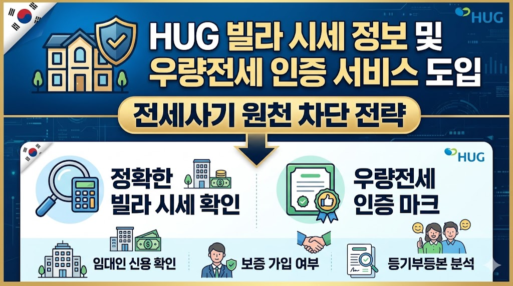 HUG 빌라 시세 정보 및 우량전세 인증 도입! 전세사기 예방을 위한 안심전세앱 활용 가이드