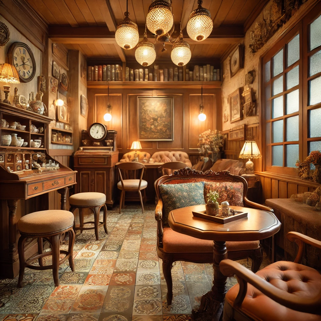 빈티지 스타일 홈카페